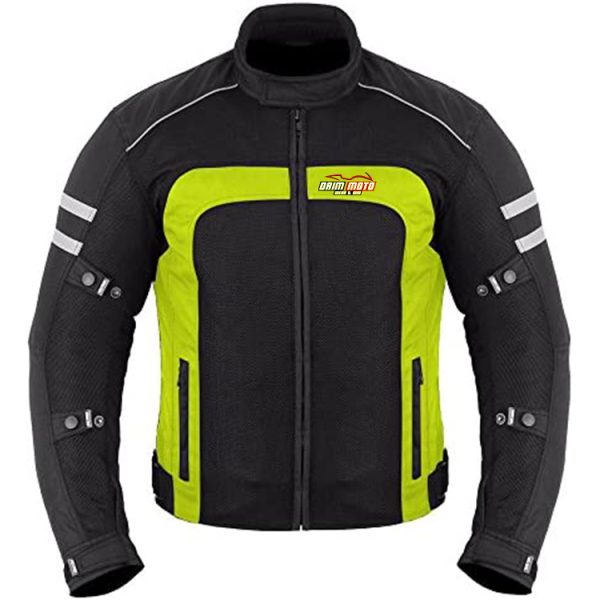 Daim Moto Biker Rider Motorbike Summer Jacket Motorcycle Jackets Mesh Fabric for Hot Weather Gears