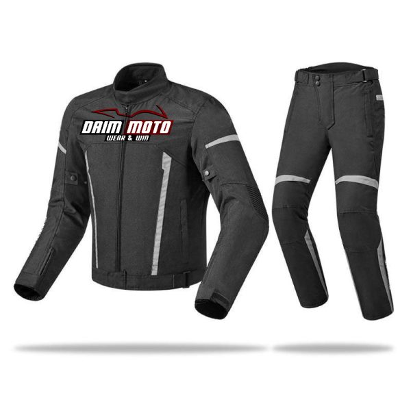 DAIM MOTO Men Racing Summer Riding Suits BLACK Tow Piece