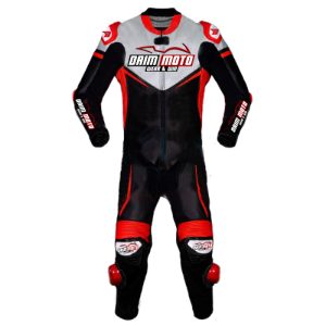 Racing Leather Suit Classic Daim Moto #DM-S036