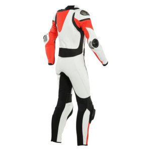 Daim Moto-Motorbike-Suit-White-Red-Black-front