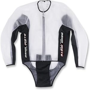 Daim Moto Racing Rain Jacket CLEAR/BLACK