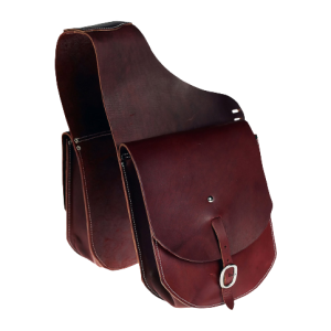 For Men Daim Moto Leather Saddle Bag