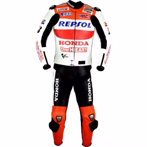 Honda Motorbike Racing Leather Suit