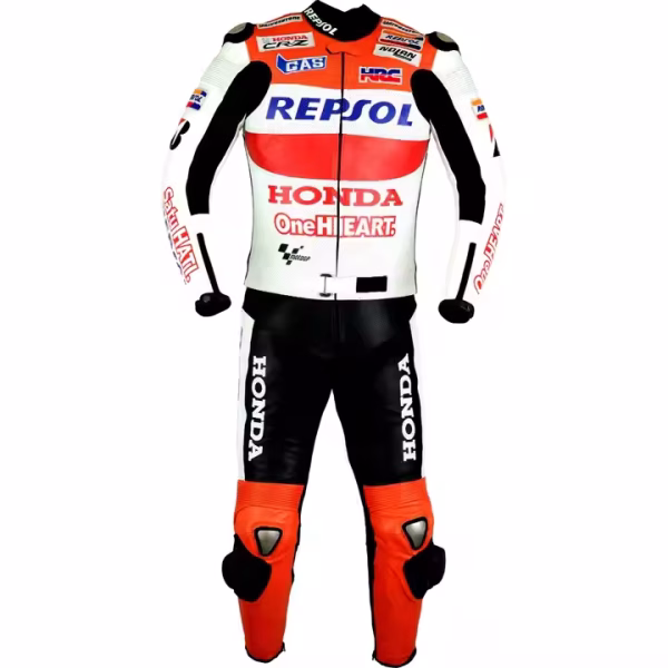 Honda Motorbike Racing Leather Suit