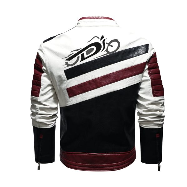 Daim Moto Fashion motorbike Leather Jacket 2022 - Image 2