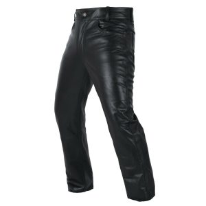 Men's 100% Genuine Cow Skin Full Grain Daim Moto Leather Pant